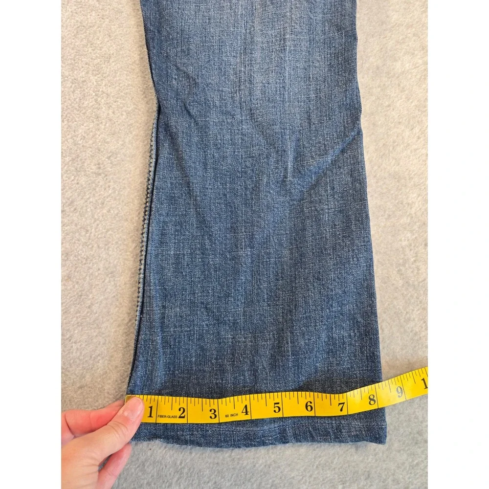 Wrangler Retro Slim Boot Jeans Mens 30x27 Blue Denim Western Casual Cowboy